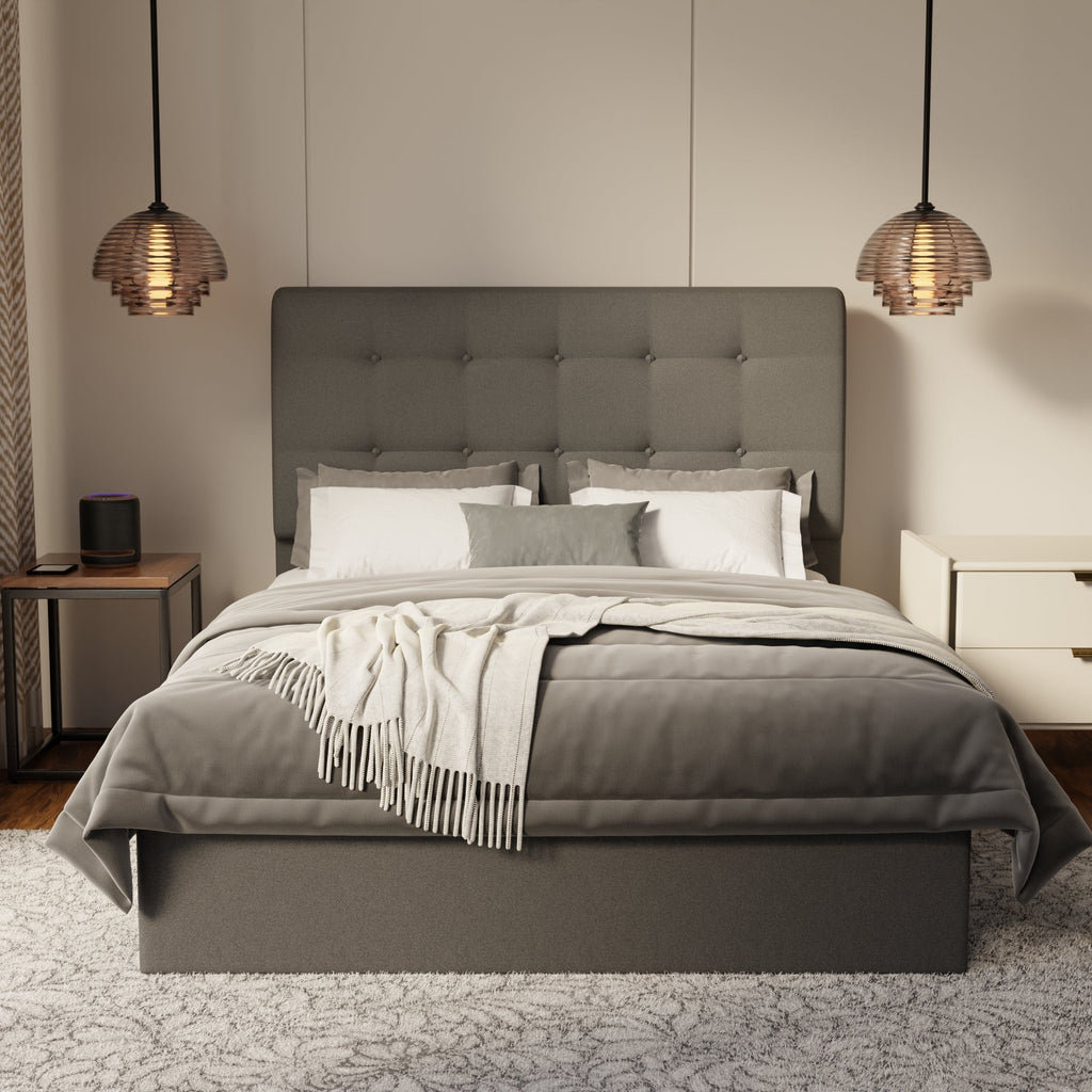 Endora Fabric Drawer Bed Frame (Water Repellent & Pet friendly) by Somnuz