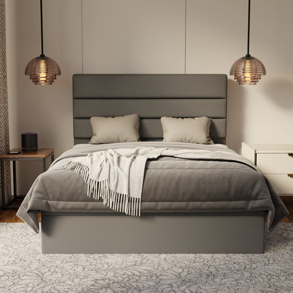 Corlune Fabric Storage Bed Frame (Water Repellent & Pet Friendly) by Somnuz