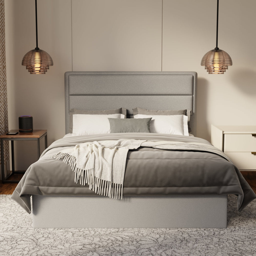Zorvain Fabric Drawer Bed Frame (Water Repellent & Pet friendly) by Somnuz