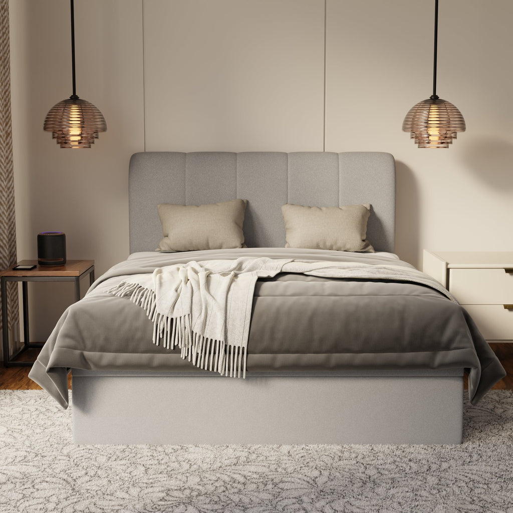 Caldrin Fabric Storage Bed Frame (Water Repellent & Pet Friendly) by Somnuz