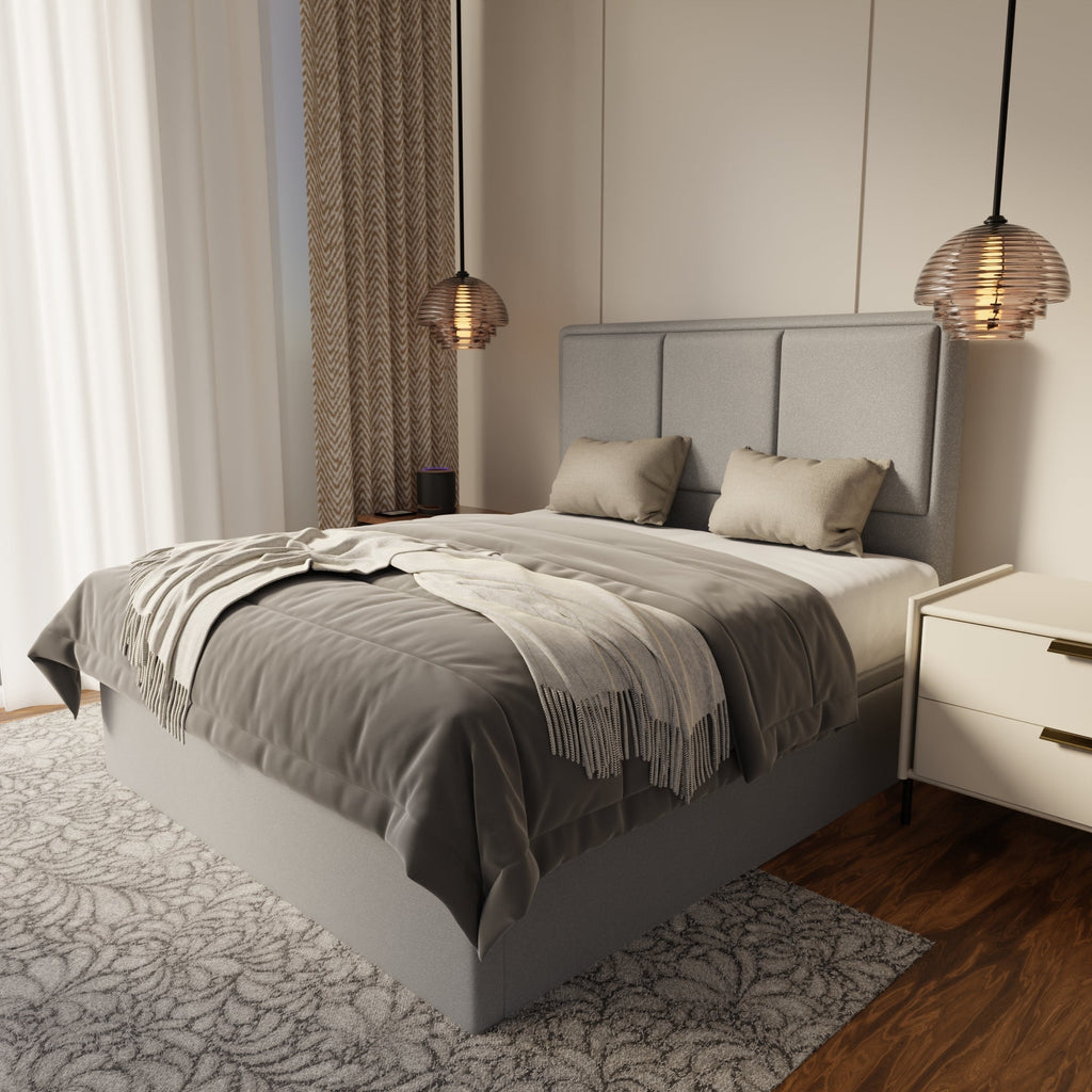 Velmira Fabric Storage Bed Frame (Water Repellent & Pet Friendly) by Somnuz