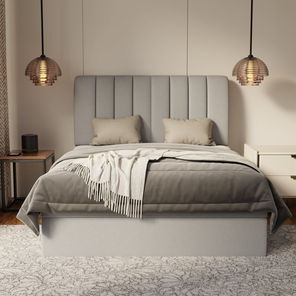 Trevino Fabric Storage Bed Frame (Water Repellent & Pet Friendly) by Somnuz