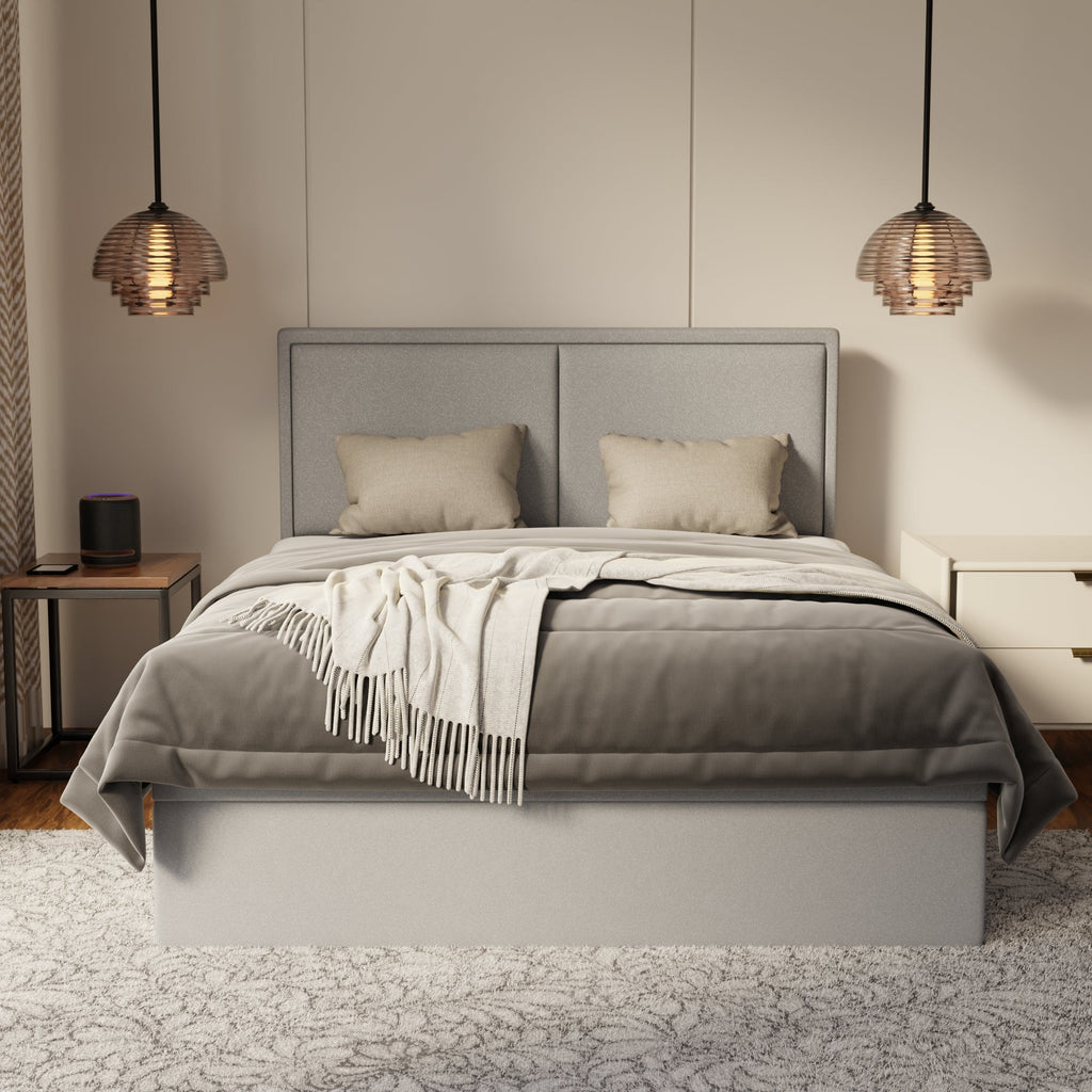 Bravelle Fabric Storage Bed Frame (Water Repellent & Pet Friendly) by Somnuz