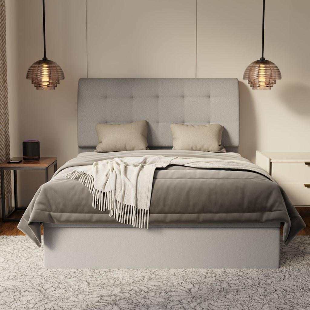 Haldor Fabric Storage Bed Frame (Water Repellent & Pet Friendly) by Somnuz