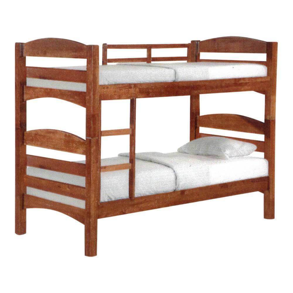 Fiona Cherry Wooden Double Decker Bed Frame