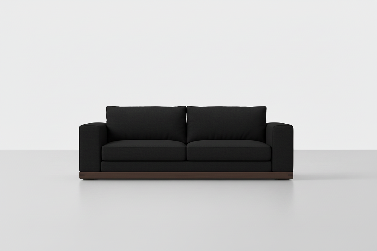 Form Sofa 2-Seater Black