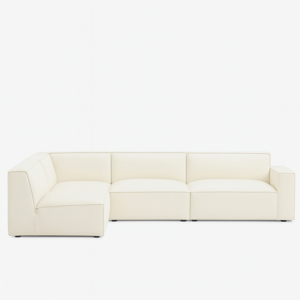 Giacomo Fabric 4 Seater Corner Sofa (Pet Friendly)