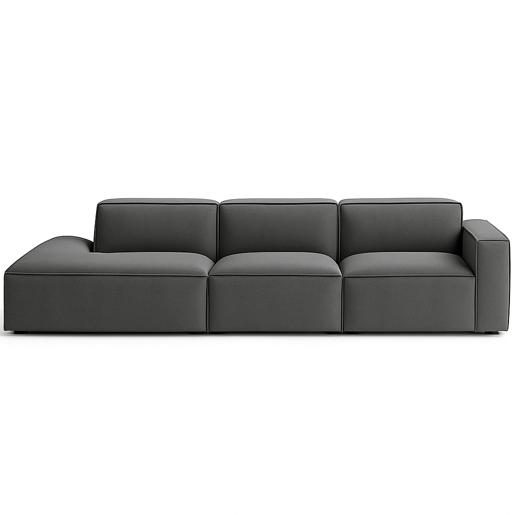 Giacomo Fabric 4 Seater Extended Sofa (Pet Friendly)