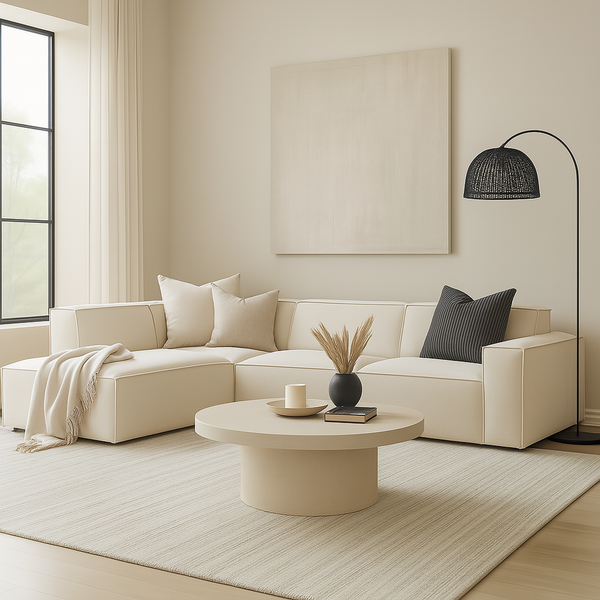 Giacomo Fabric 4 Seater Corner Sofa (Pet Friendly)