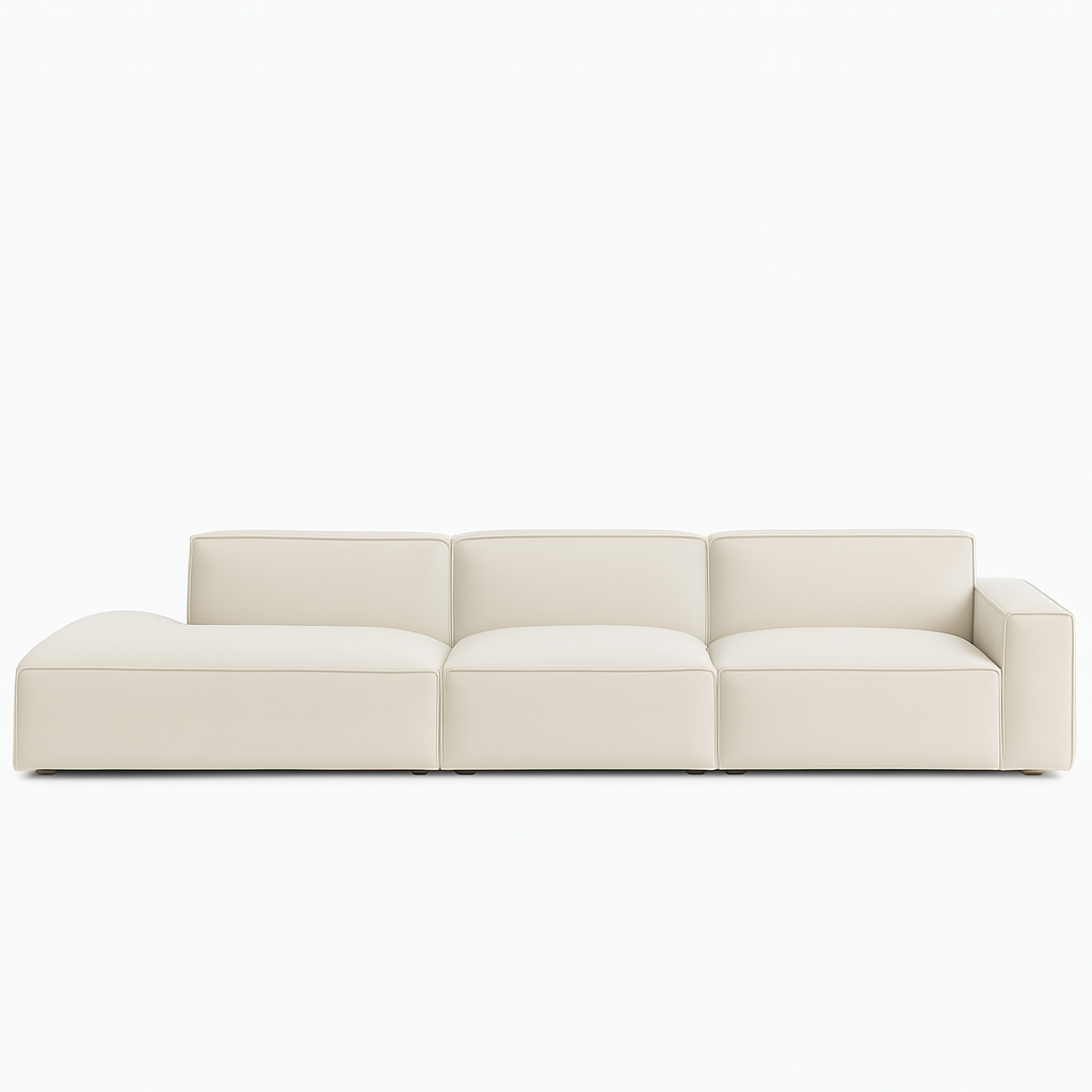 Giacomo Fabric 4 Seater Extended Sofa (Pet Friendly)