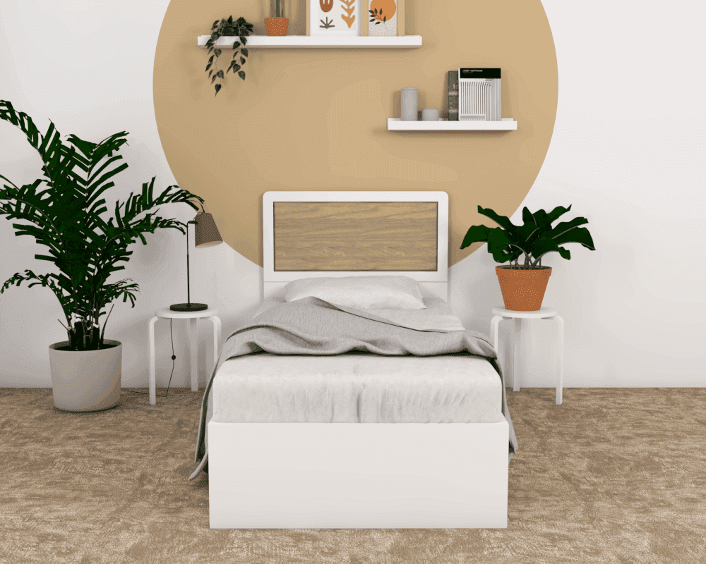 Hagel Wooden Drawer Bed