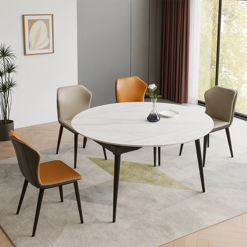 Mandalay Sintered Stone Extendable Dining Table