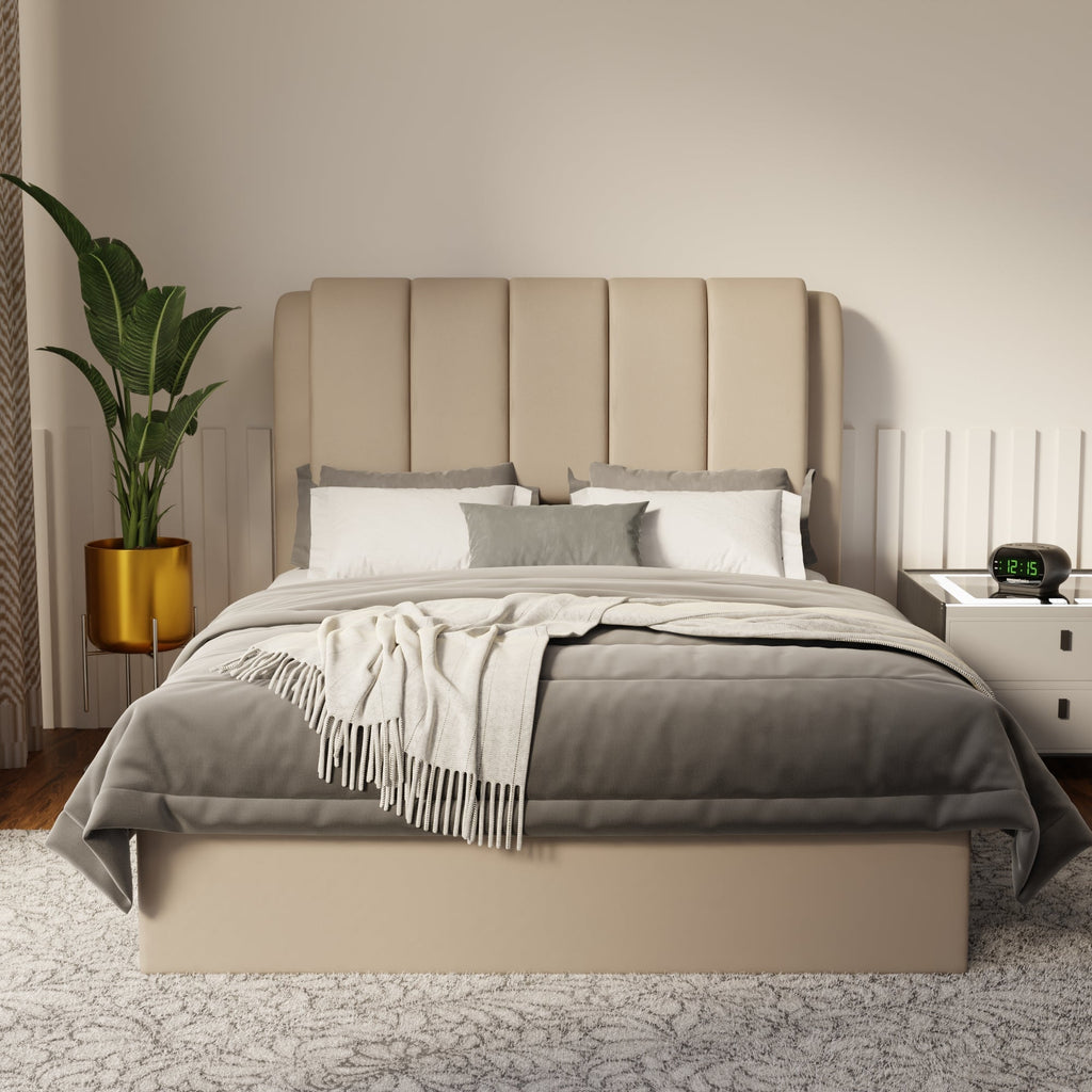 Asteron Faux Leather Drawer Bed Frame (Pet Friendly) by Somnuz