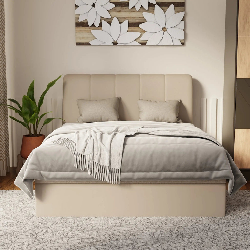 Caldrin Faux Leather Storage Bed Frame (Pet Friendly) by Somnuz
