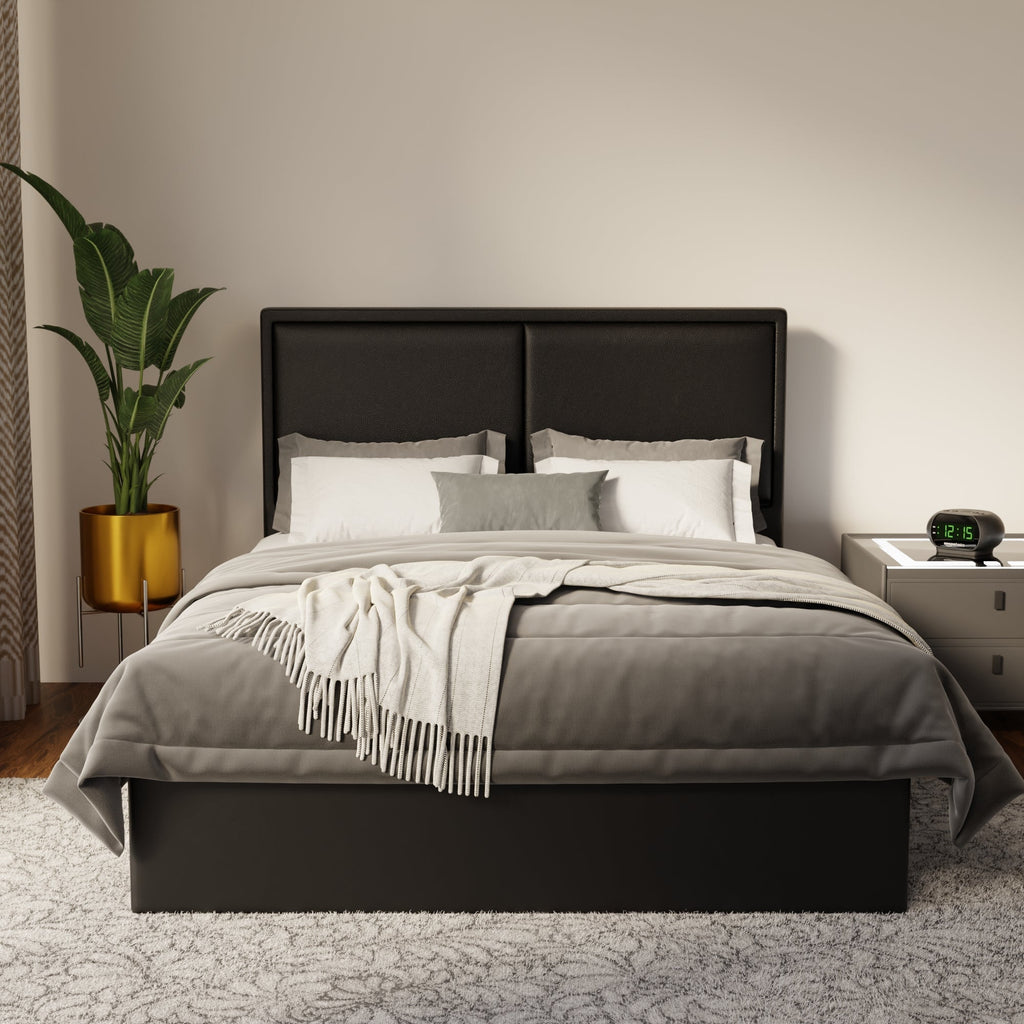Bravelle Faux Leather Drawer Bed Frame (Pet Friendly) by Somnuz
