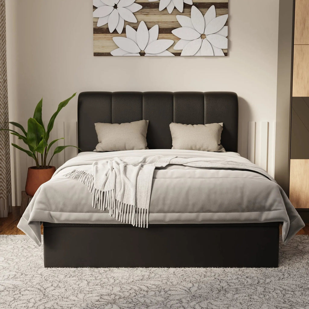 Caldrin Faux Leather Storage Bed Frame (Pet Friendly) by Somnuz