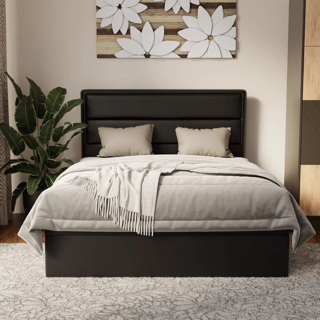 Zorvain Faux Leather Storage Bed Frame (Pet Friendly) by Somnuz