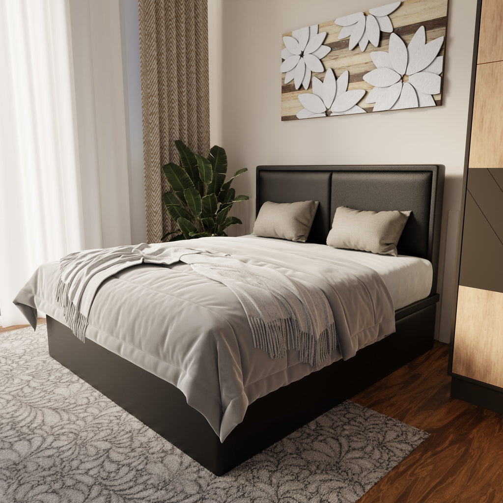Bravelle Faux Leather Storage Bed Frame (Pet Friendly) by Somnuz