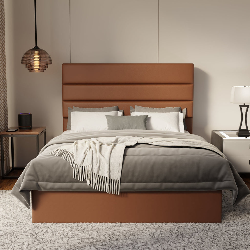 Corlune Faux Leather Drawer Bed Frame (Pet Friendly) by Somnuz