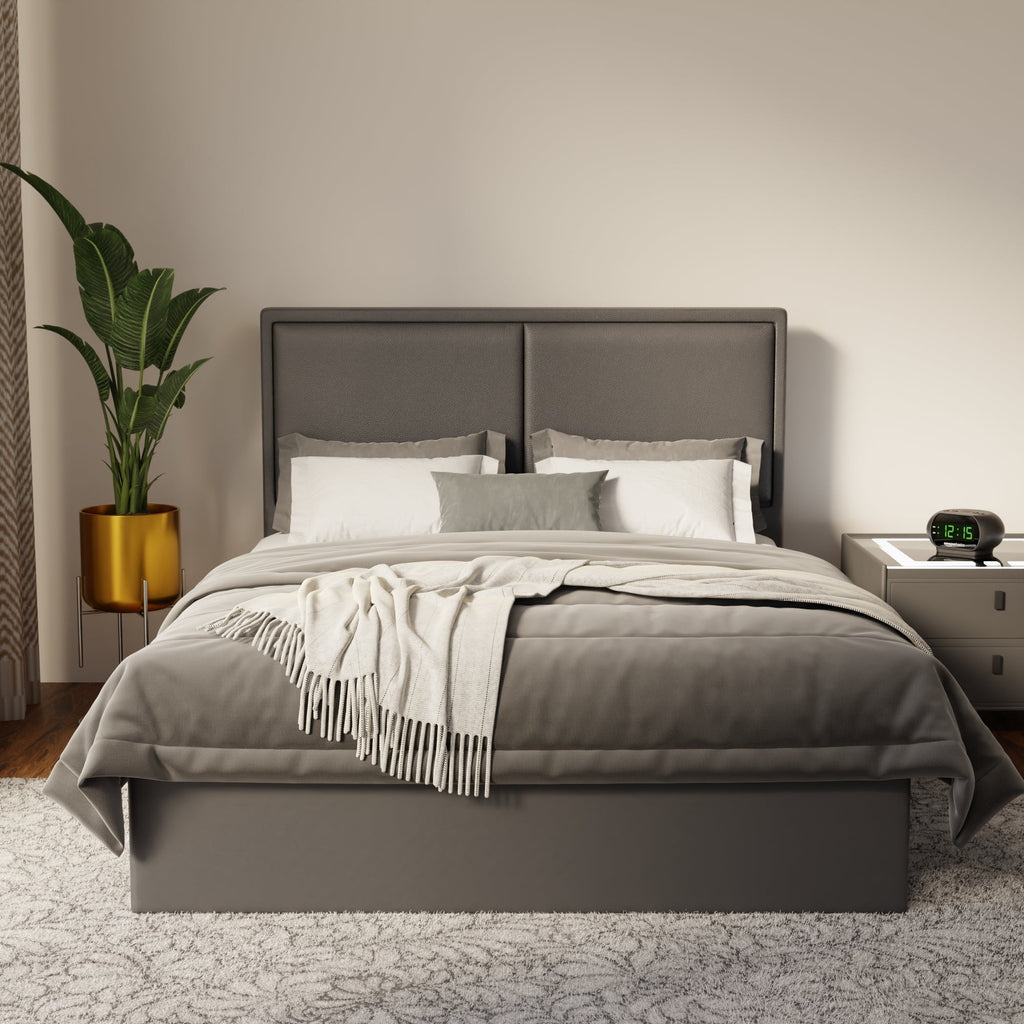 Bravelle Faux Leather Drawer Bed Frame (Pet Friendly) by Somnuz