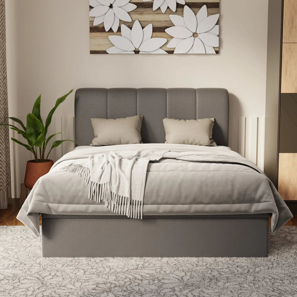 Caldrin Faux Leather Storage Bed Frame (Pet Friendly) by Somnuz