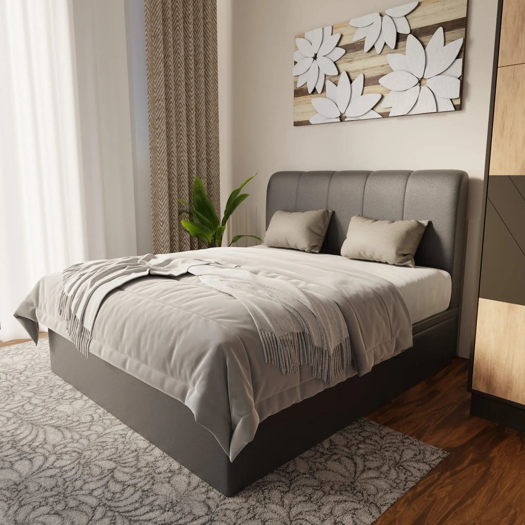 Caldrin Faux Leather Storage Bed Frame (Pet Friendly) by Somnuz