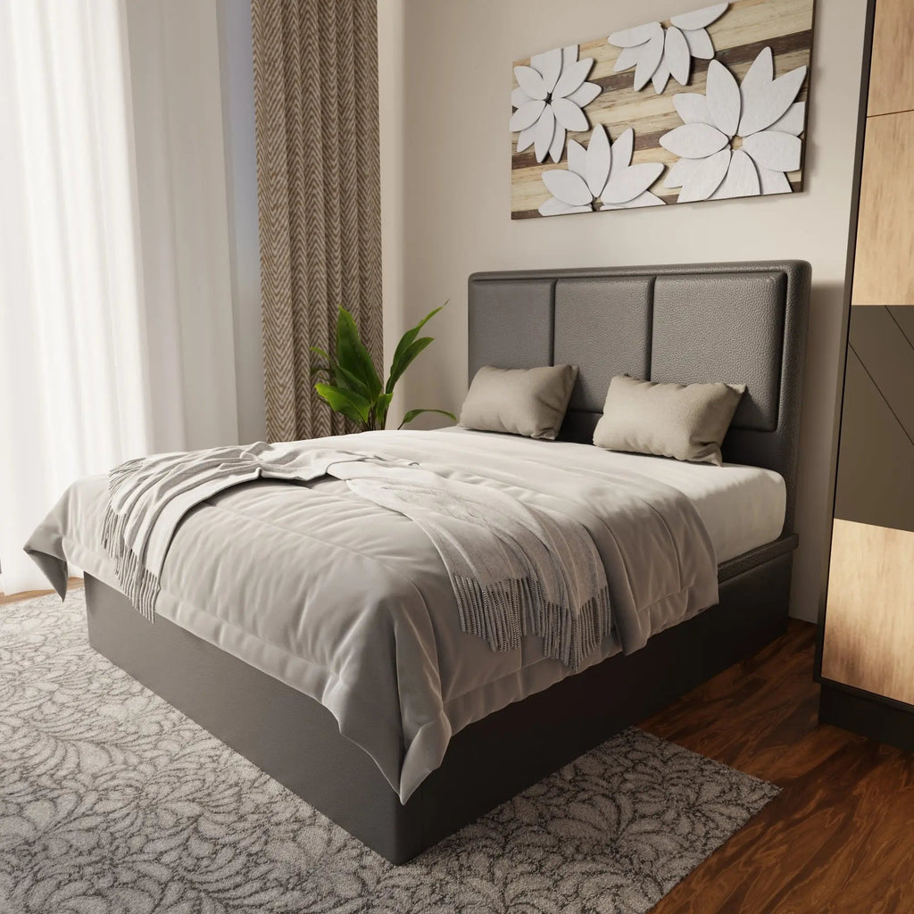 Velmira Faux Leather Storage Bed Frame (Pet Friendly) by Somnuz