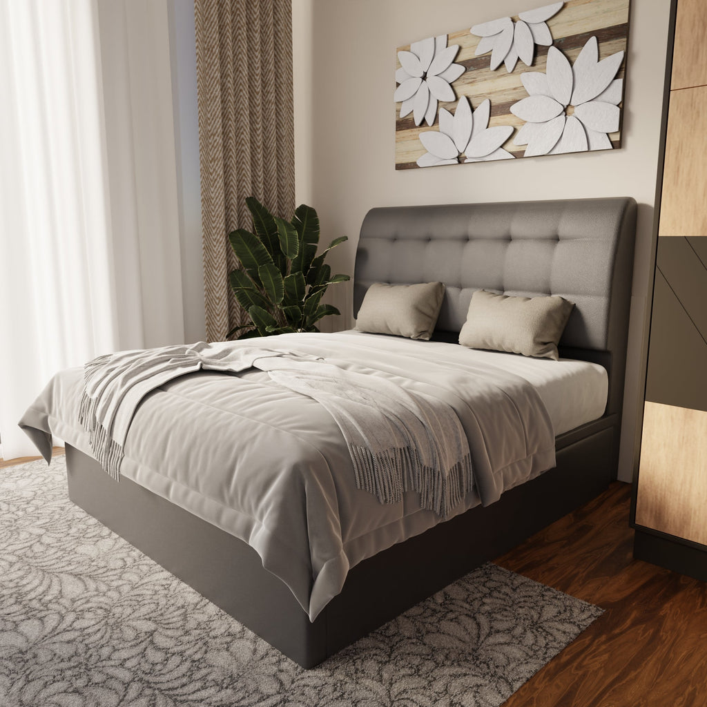Haldor Faux Leather Storage Bed Frame (Pet Friendly) by Somnuz