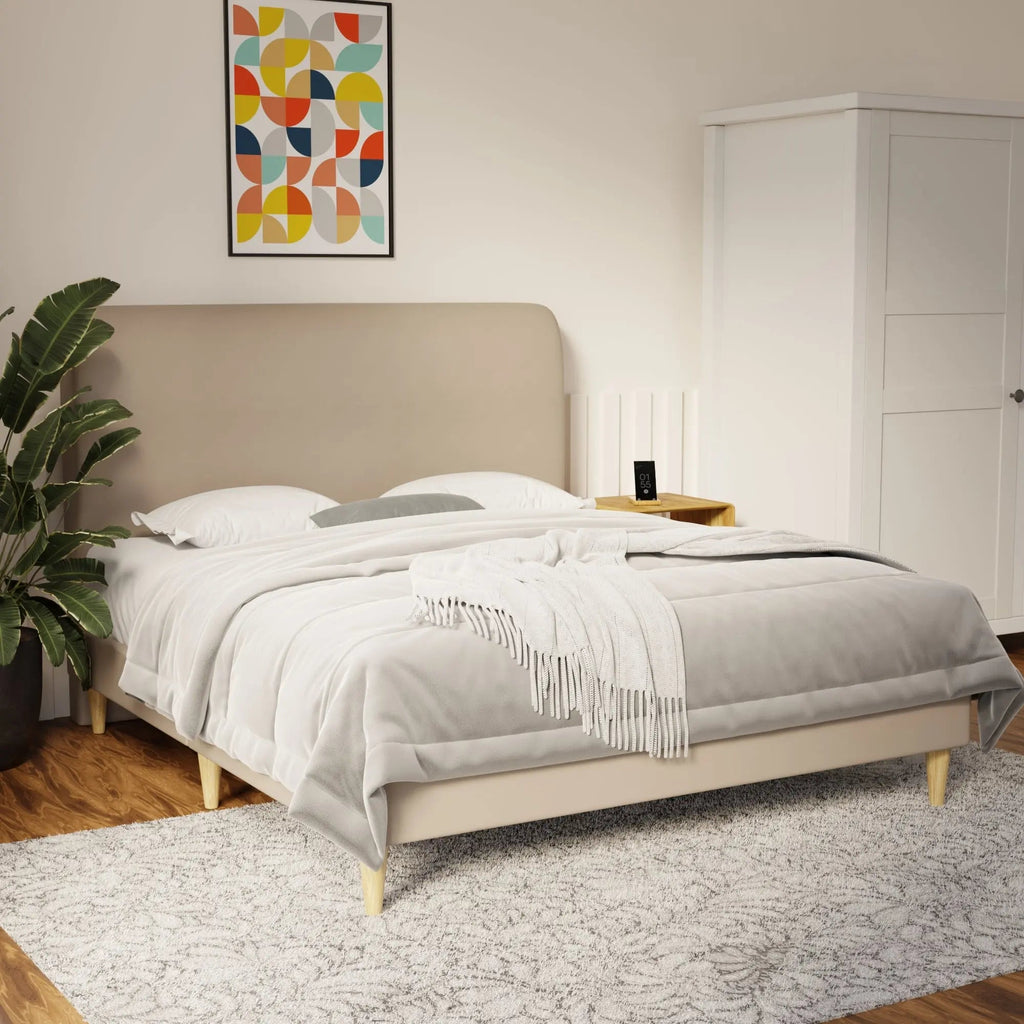 Vintaro Faux Leather Bed Frame (Pet Friendly) by Somnuz