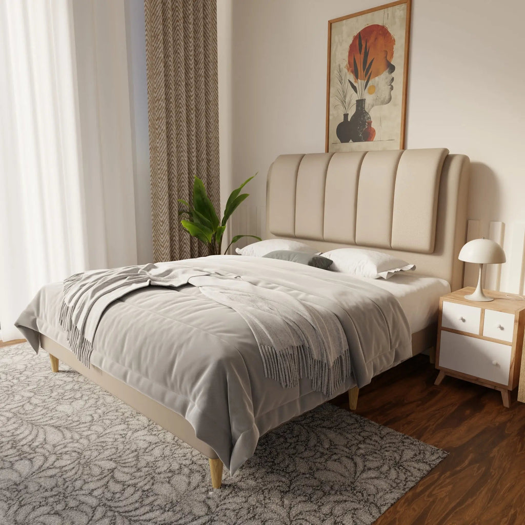 Asteron Faux Leather Bed Frame (Pet Friendly) by Somnuz