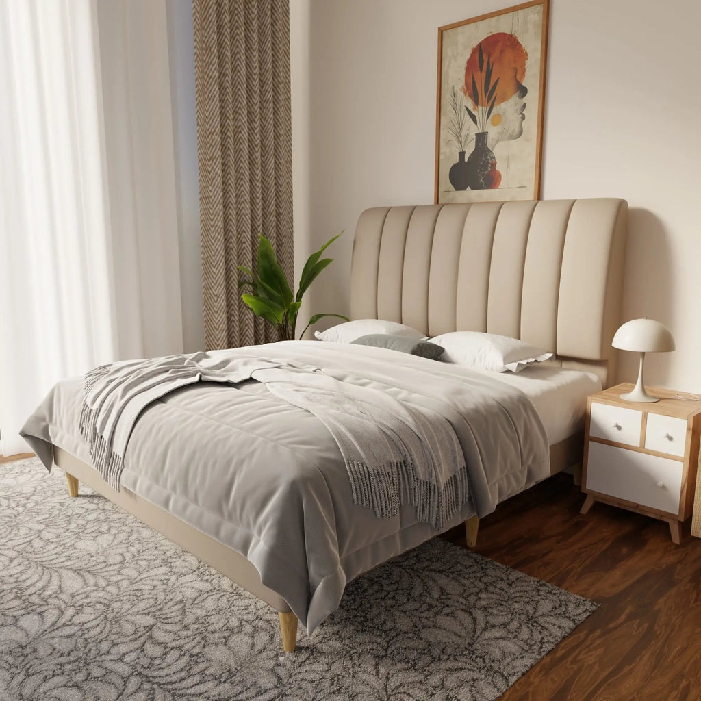 Trevino Faux Leather Bed Frame (Pet Friendly) by Somnuz