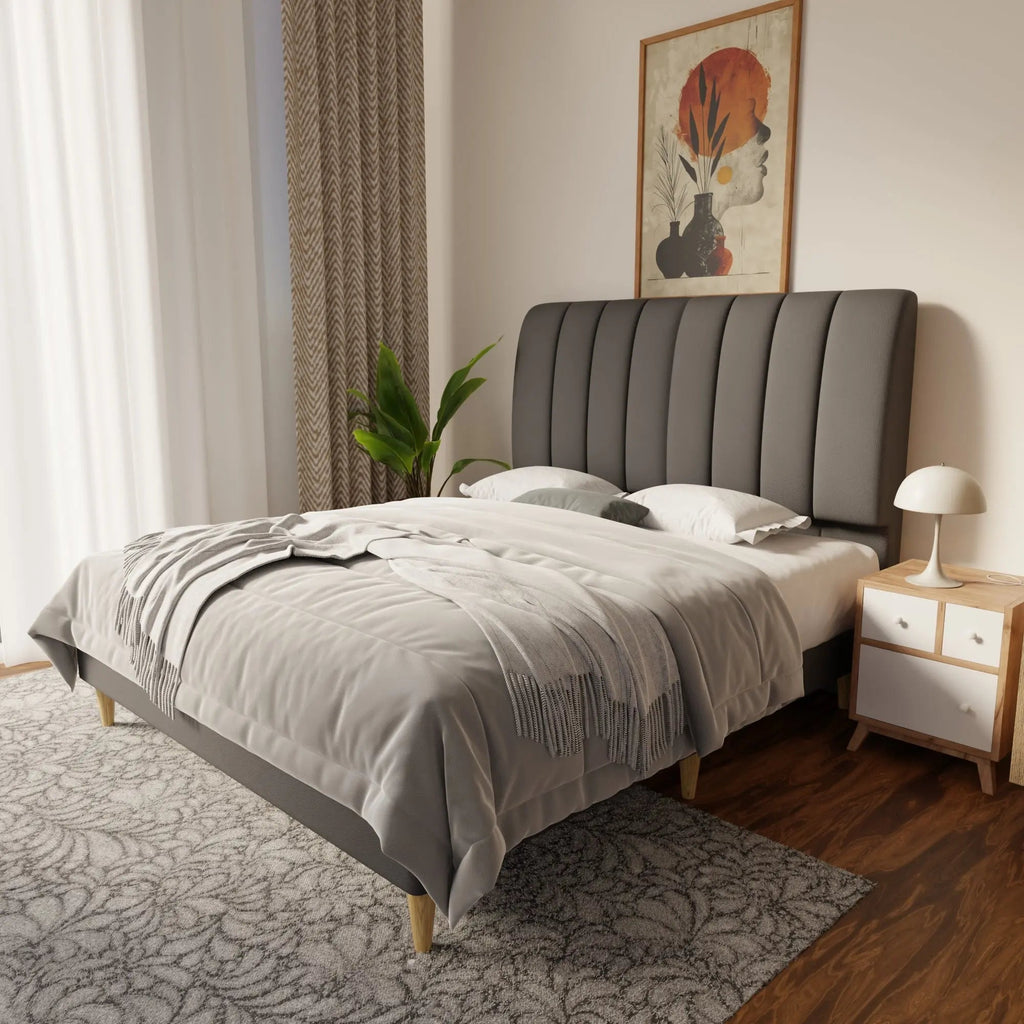 Trevino Faux Leather Bed Frame (Pet Friendly) by Somnuz