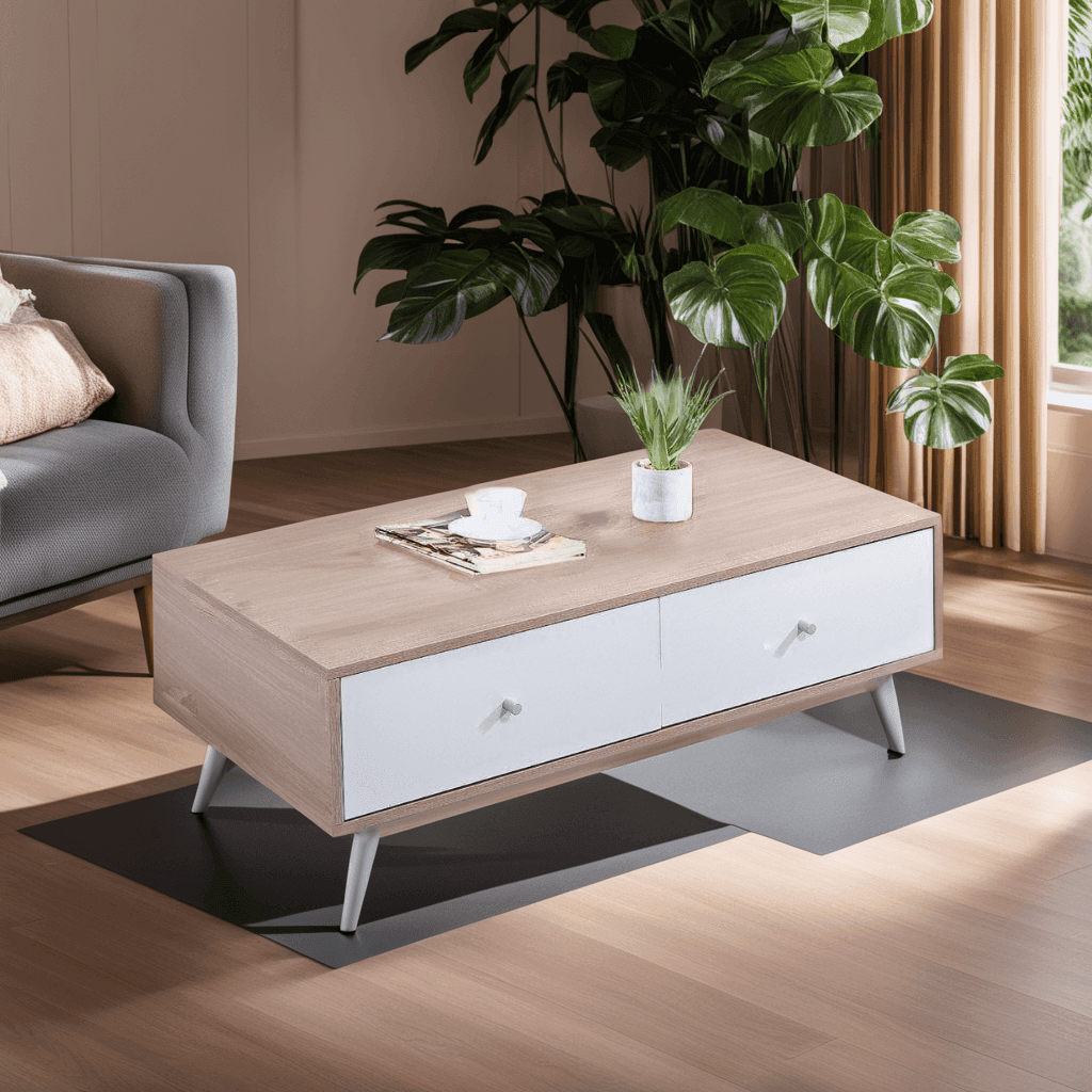 Mason II Wooden Coffee Table (100cm)