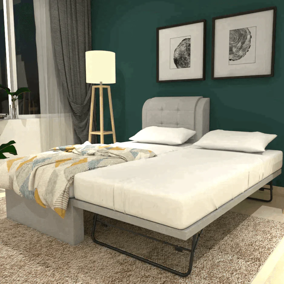 Medina Fabric 3 in 1 Pull Out Bed Frame (Water Repellent)