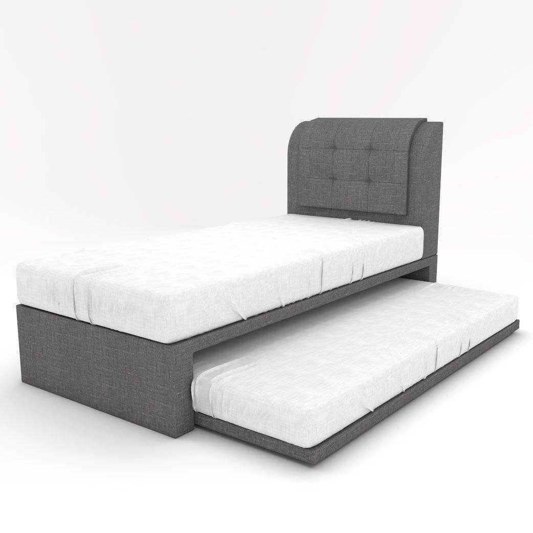 Medina Fabric 3 in 1 Pull Out Bed Frame (Water Repellent)