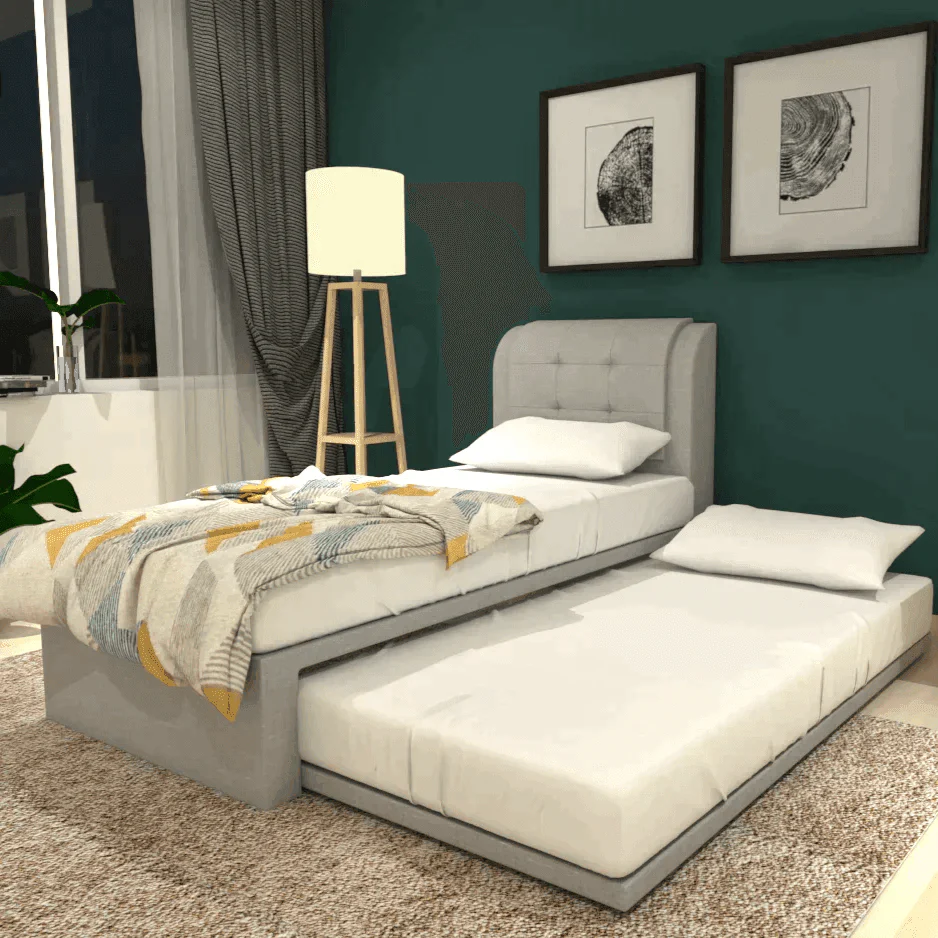 Medina Fabric 3 in 1 Pull Out Bed Frame (Water Repellent)