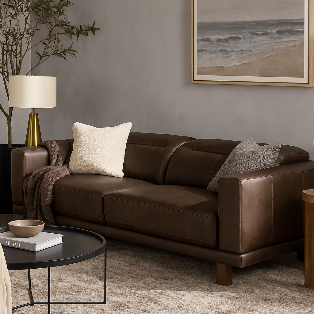 Mizuki Leathaire Sofa (Water Repellent)