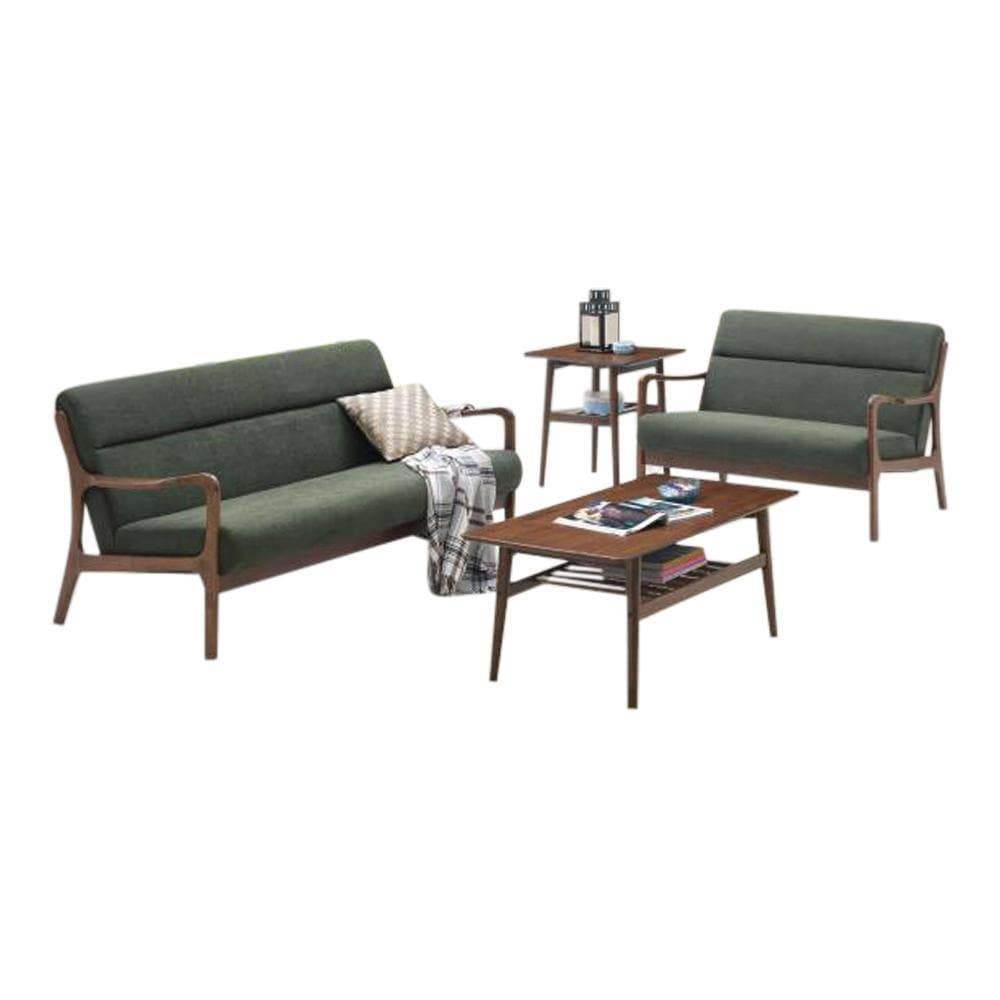 Pence Wooden Fabric Sofa