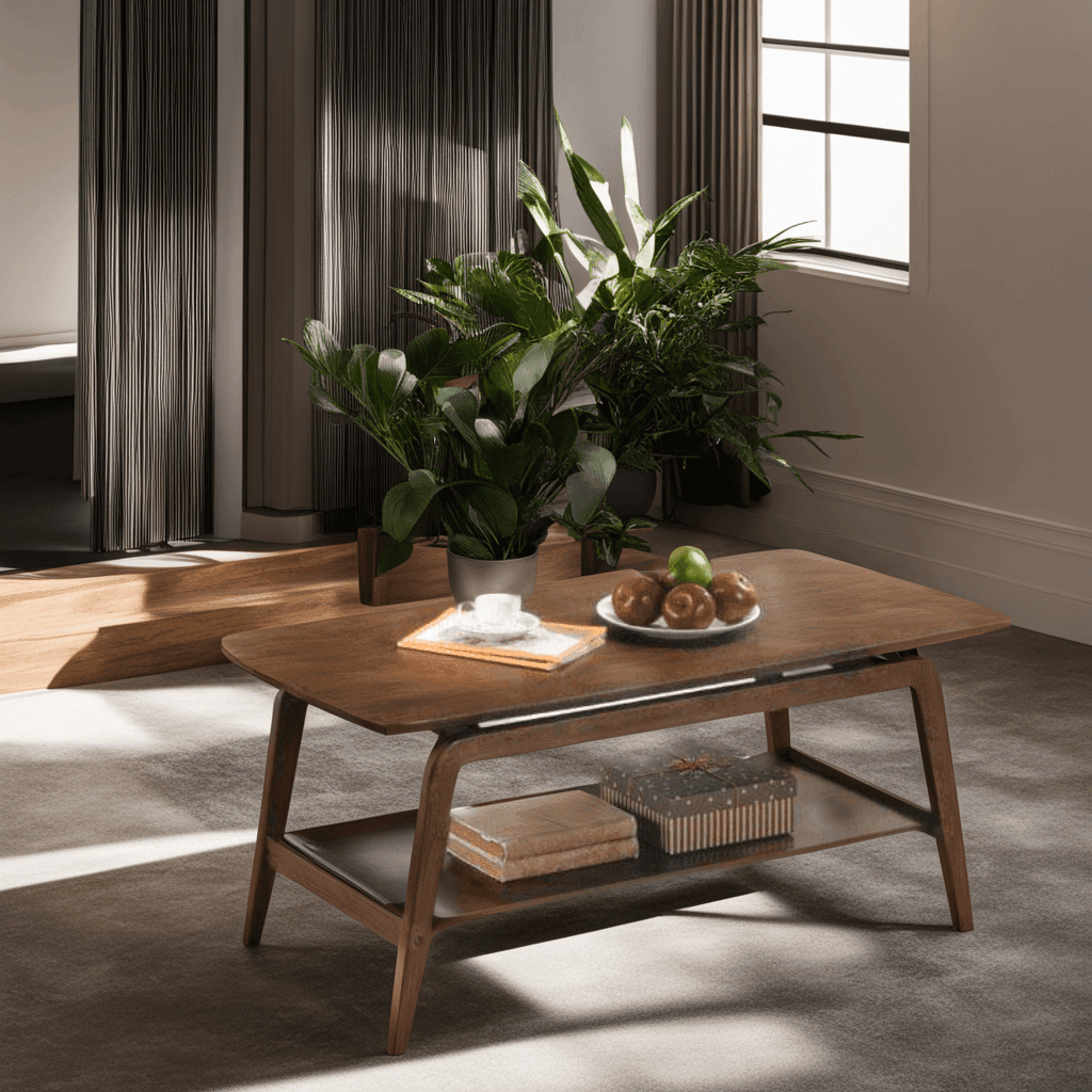Scamor Wooden Coffee Table (110cm)