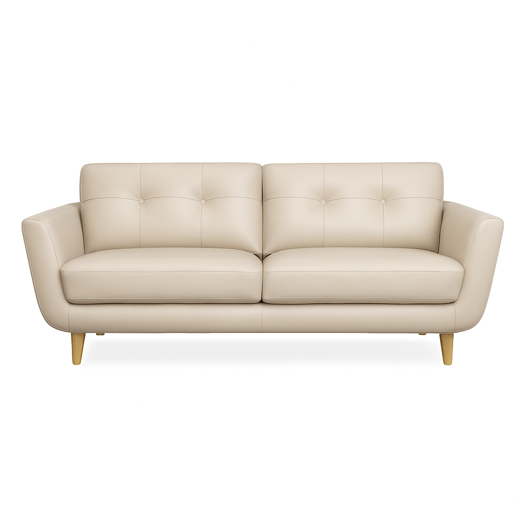 Shigeru Genuine Leather Sofa