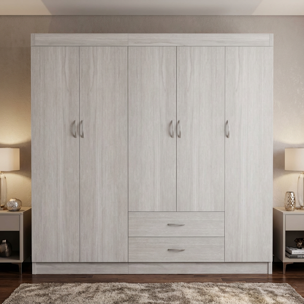 Quinton 5 Door Open Wardrobe