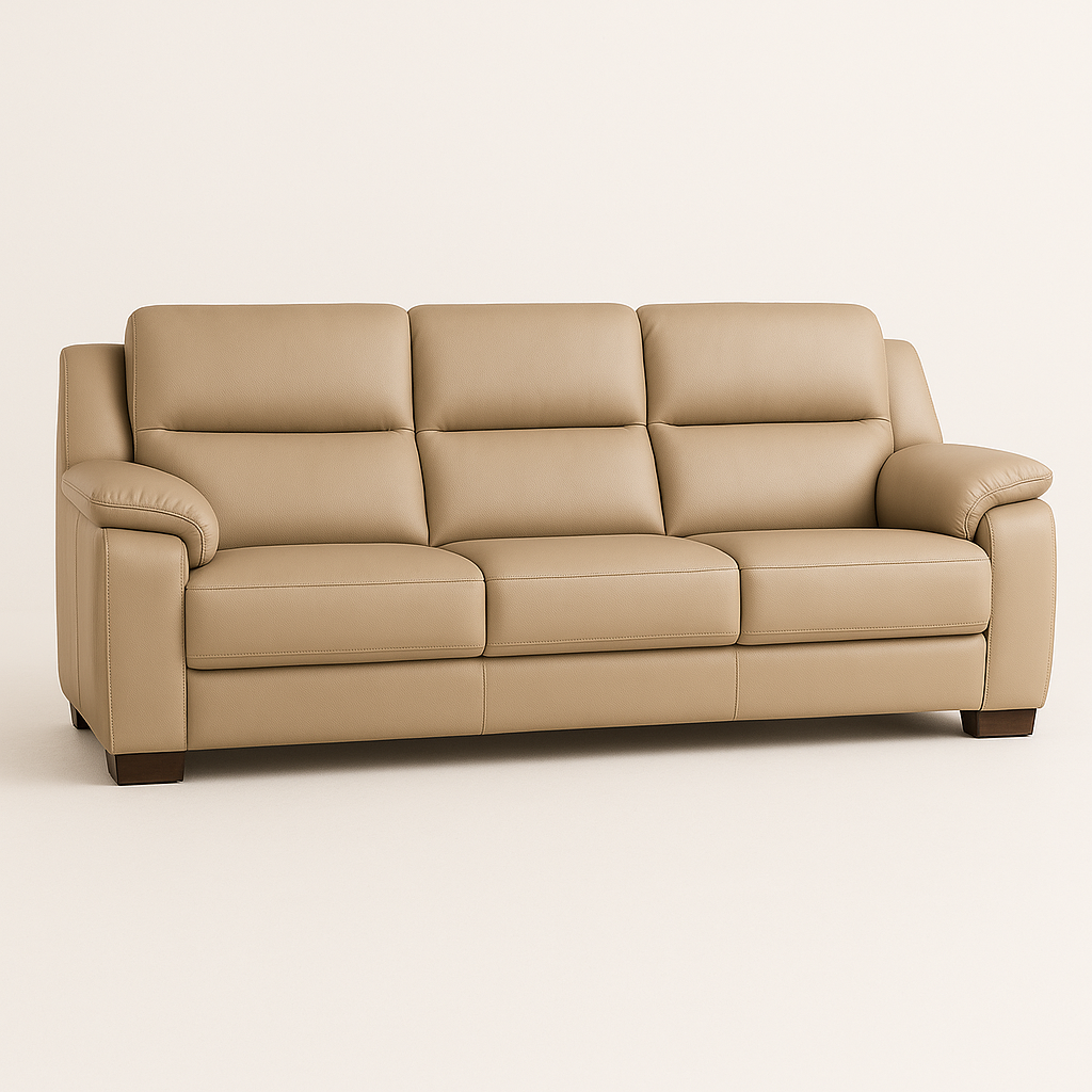Wilton Faux Leather Sofa